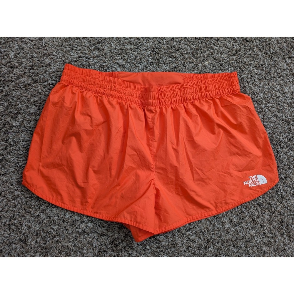 The North Face Limitless Run Shorts Radiant Orange Lined Women's XL